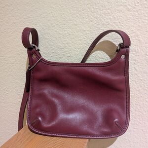 Vintage Coach 9142 Mini Slim Hippie Crossbody – Wine | EUC w/ Hangtags